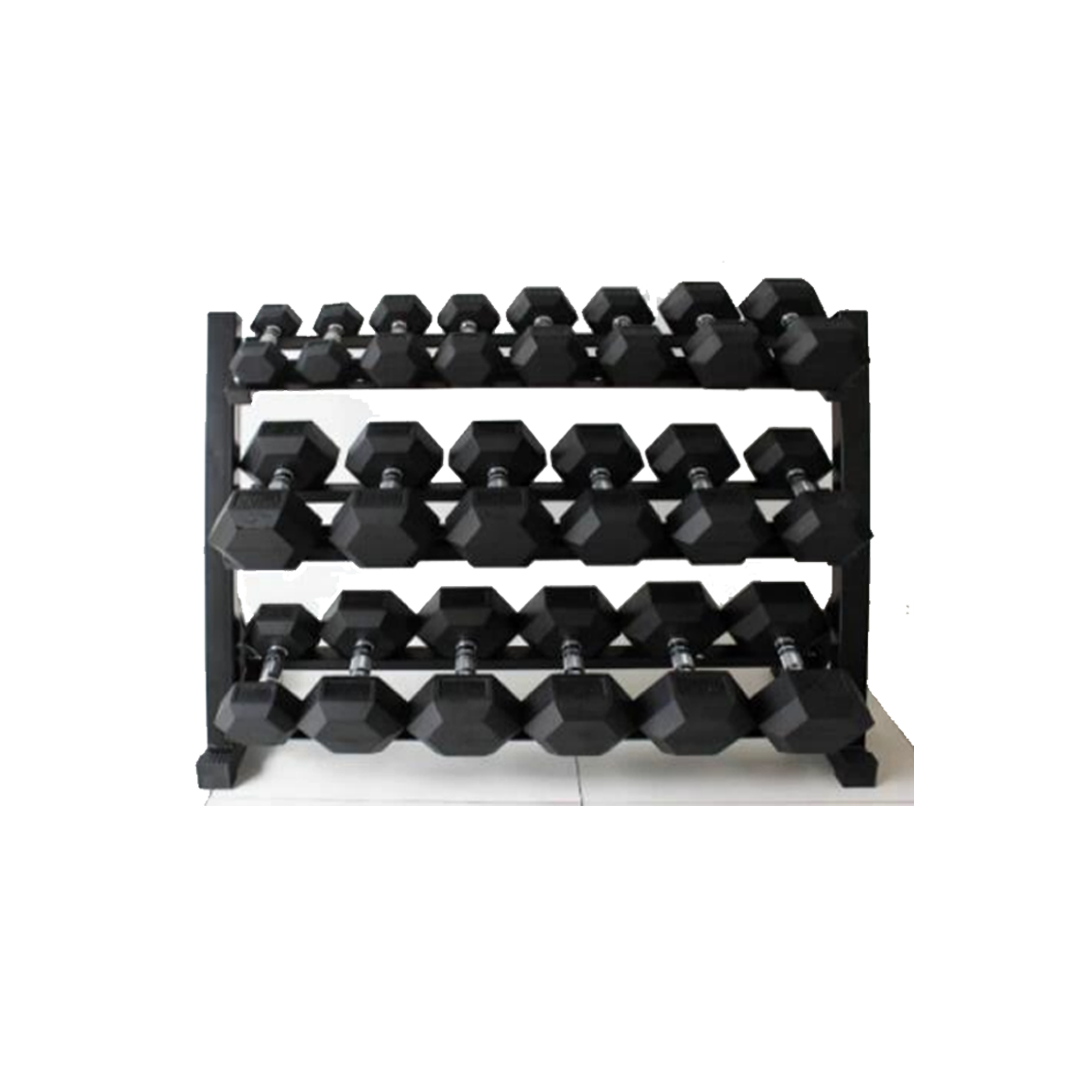 Imported 4-Tier Hexagonal Dumbbell Rack