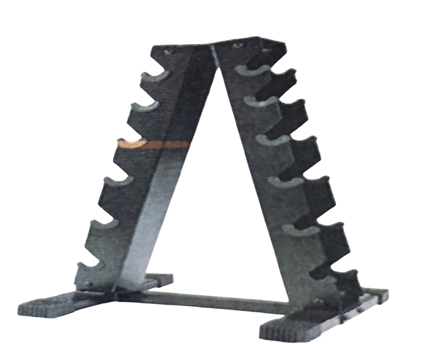 Pyramid dumbbell rack