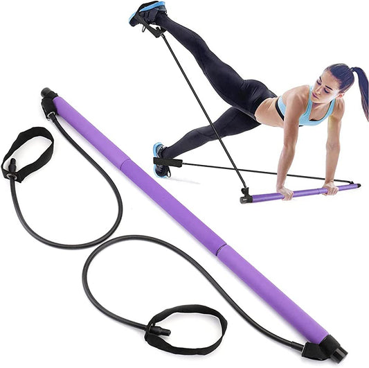 Pilates stick resistance band