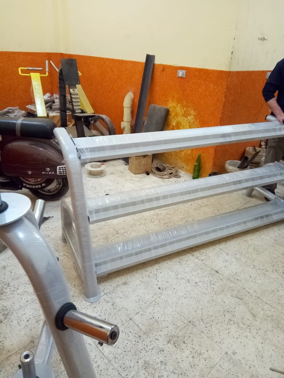 3-tier dumbbell rack