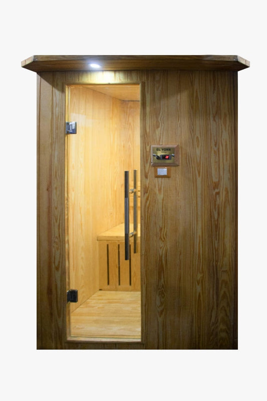 3-person wooden sauna