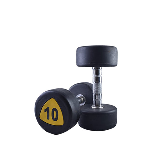 Domestic dumbbell with nickel handle