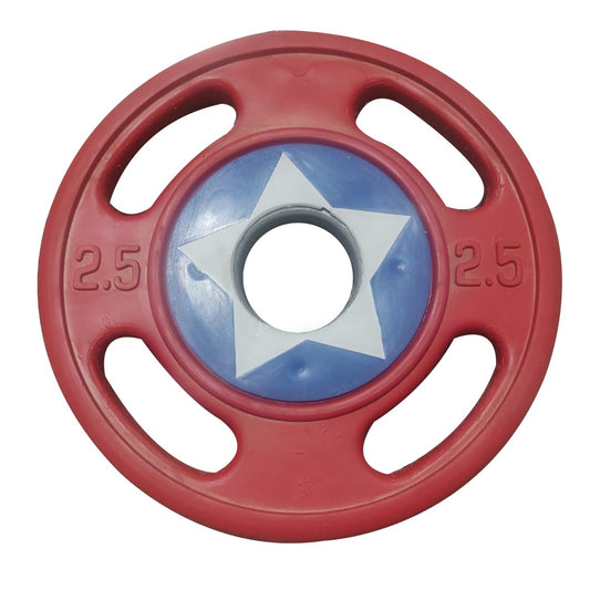Mr. Olympian red and blue rims