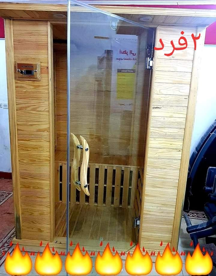 ساونا خشب 2 فرد حرارى صغير 2 شمعه