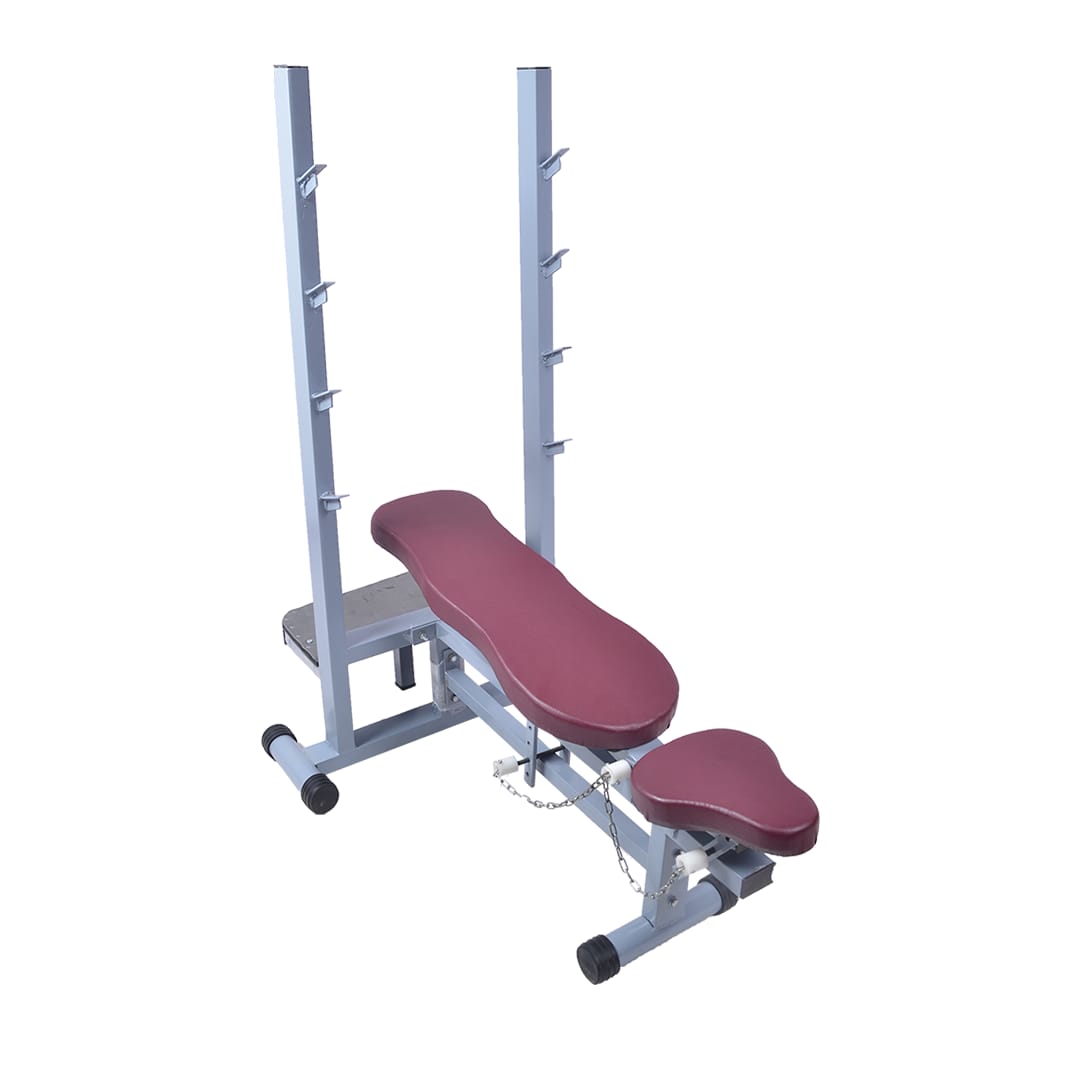 Small local bench with stand, 150 kg levels – اليسر للأجهزة الرياضية